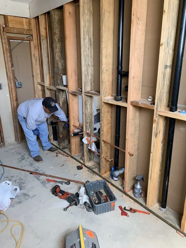 Commercial rough-in plumbing for Water Heater Replacement in Soquel